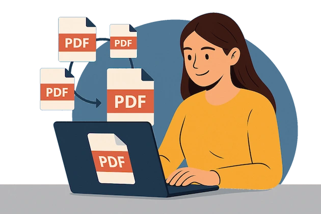 Combine PDF Files with Chrome Extension - Merge multiple PDFs into one — fast, secure, and completely offline